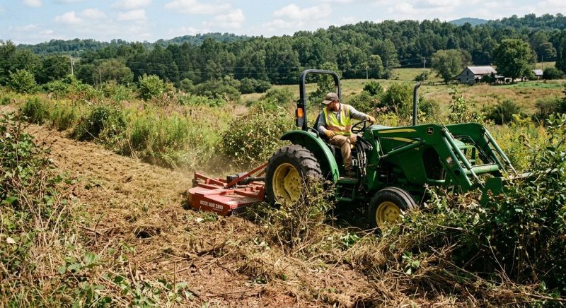 Bush Hog Mowing in Calvert County, MD