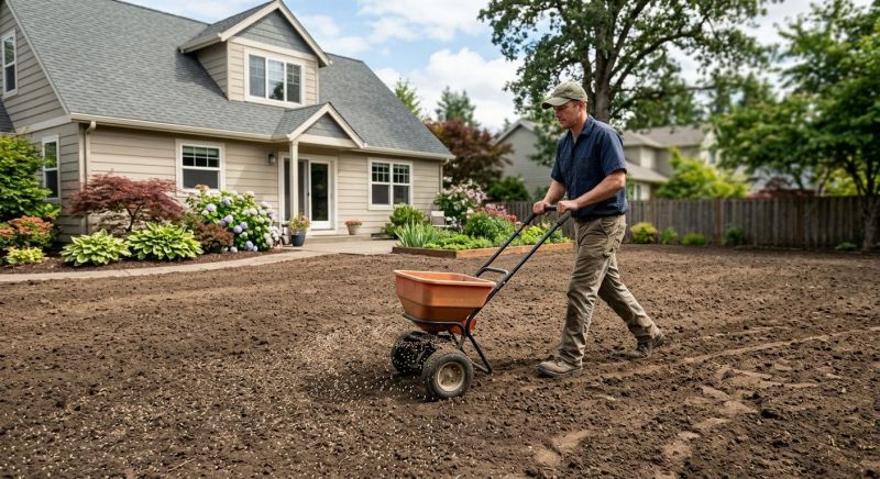 New Construction Lawn Seeding in Ventura County, CA