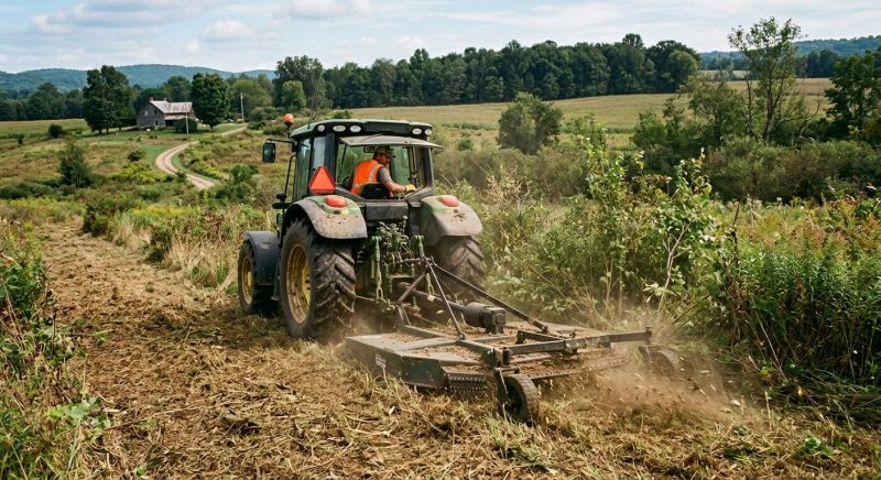Pasture Bush Hogging in Calvert County, MD